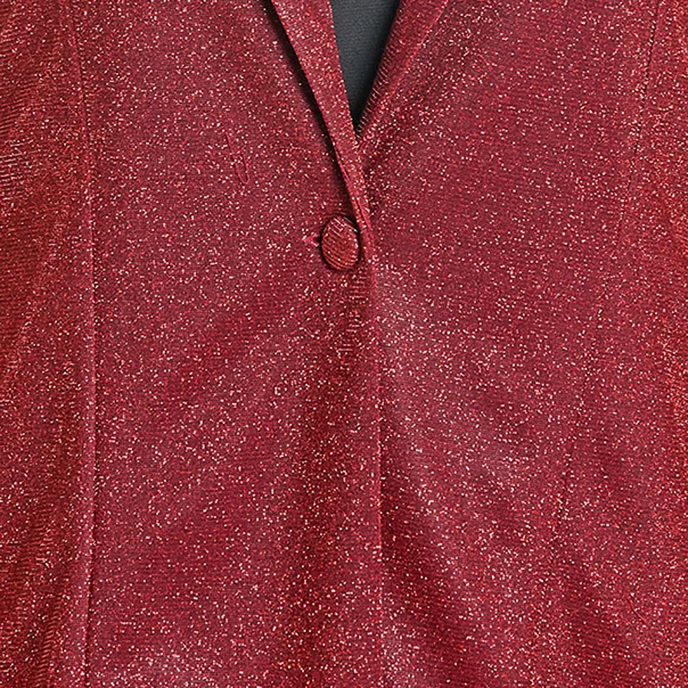 Rock & Roll Denim Women's Red Iridescent Blazer - Image 2