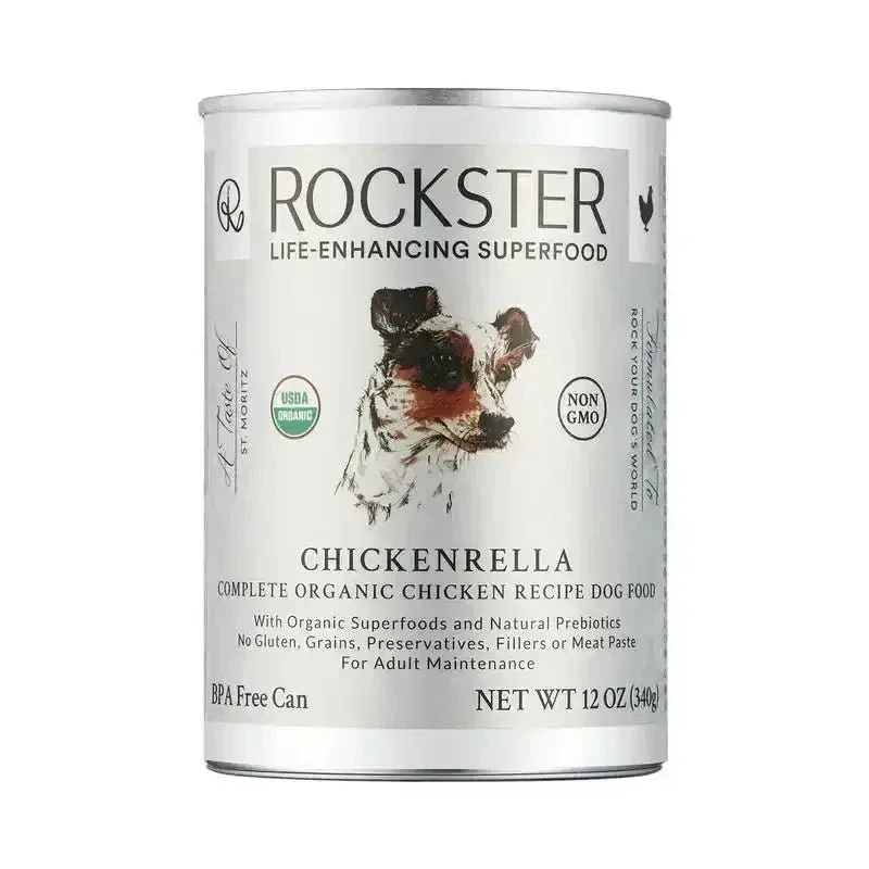 Rockster Chickenrella Organic Chicken Wet Dog Food 12 / 12 oz