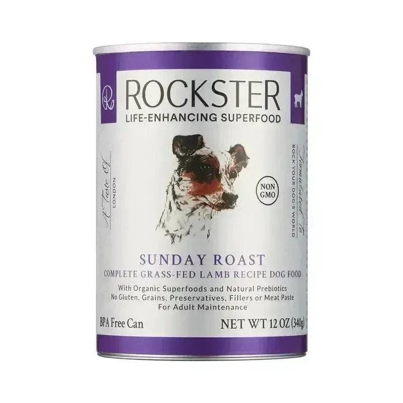 Rockster Lamb Wet Dog Food Sunday Roast 12 oz (12 Pack)
