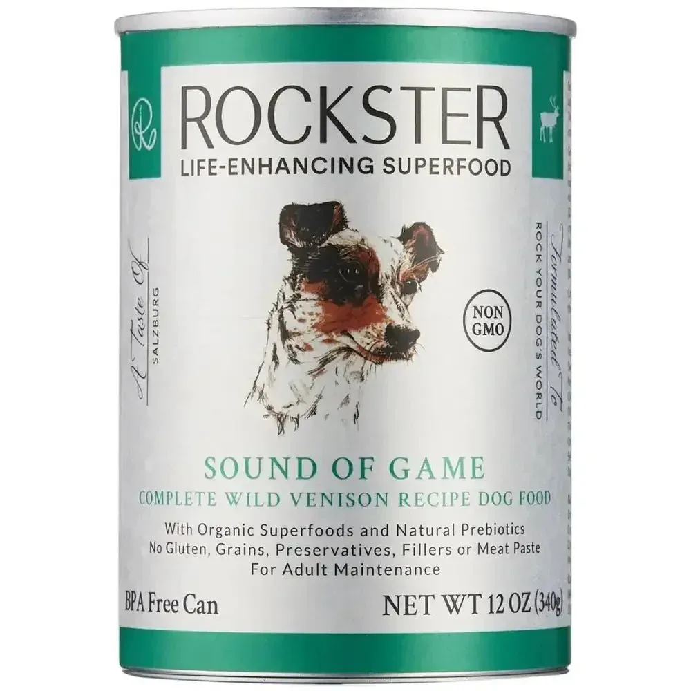 Rockster Sound Of Game Wild Venison Wet Dog Food 12 / 12 oz