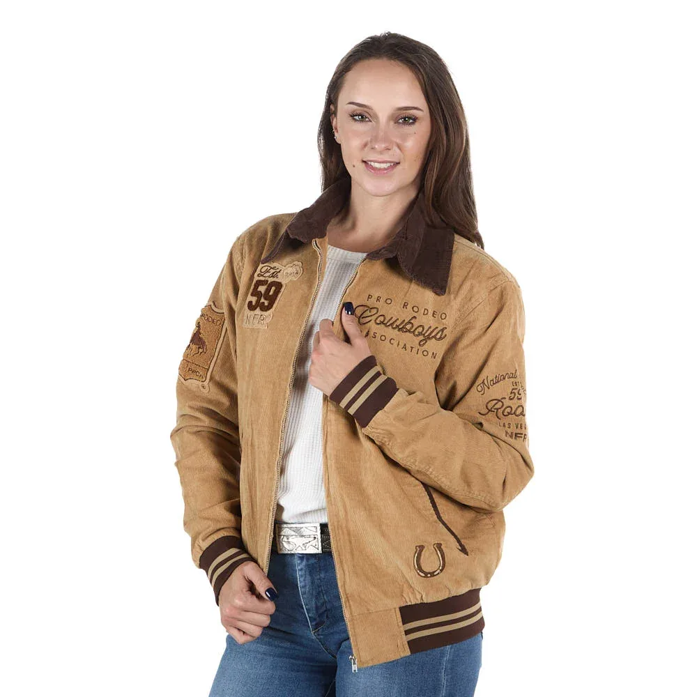 Rodeo Quincy Tan Bronc Bomber Jacket - Image 2