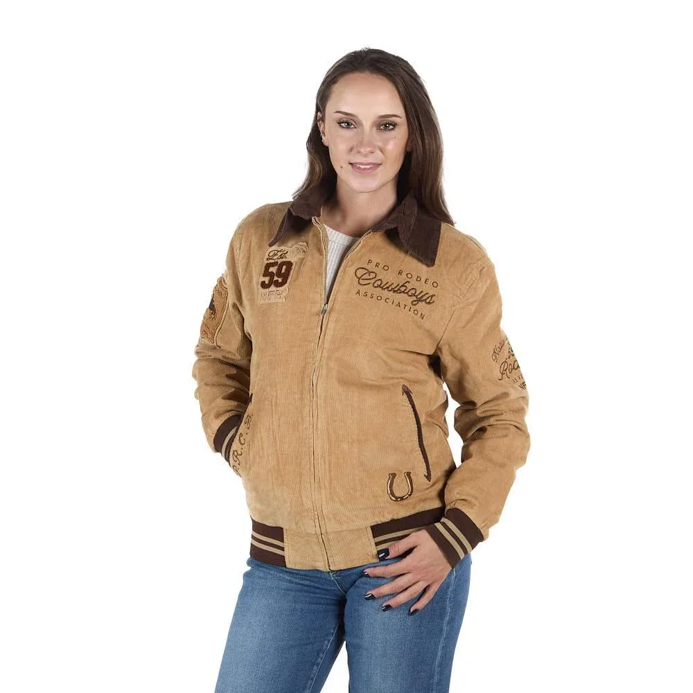 Rodeo Quincy Tan Bronc Bomber Jacket