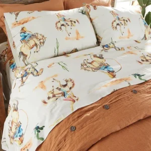 Rod's True Western Cowboy Bronco Sheet Set