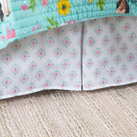 Rod's True Western Horse Girls Daisy Pony Bedskirt