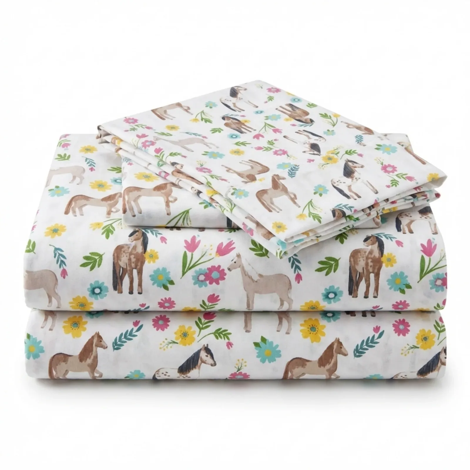 Rod's True Western Horse Girls Daisy Pony Sheet Set