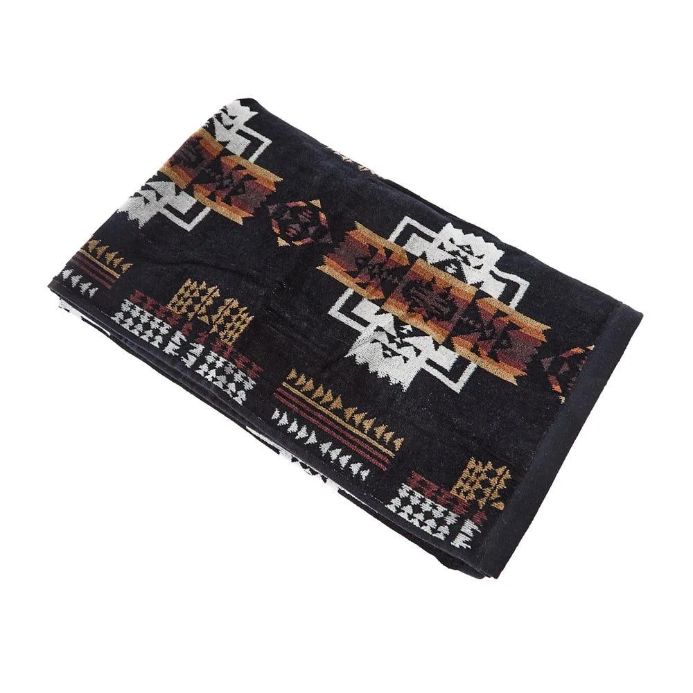 Rod's True Western Tuscan Diamond Brown Oversized Towel