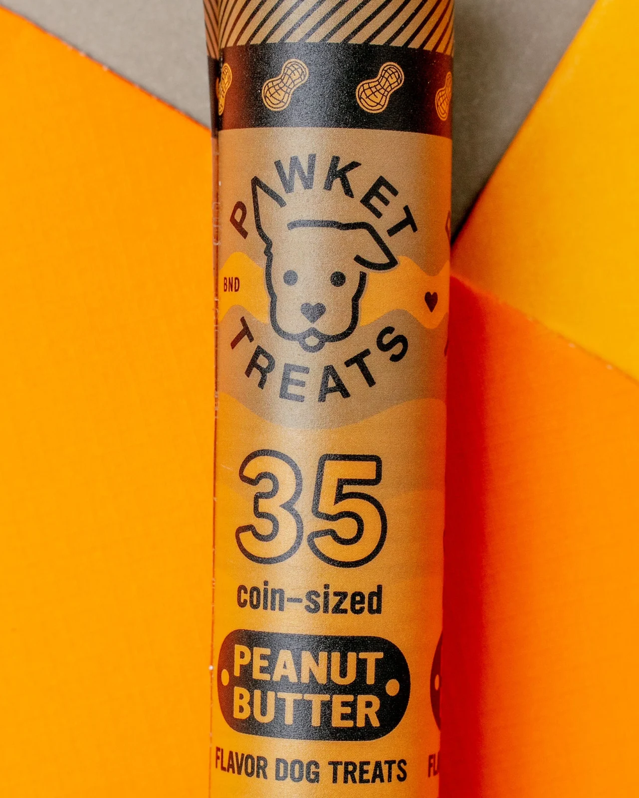 Roll of Peanut Butter Pawket Dog Treats <> - Image 2