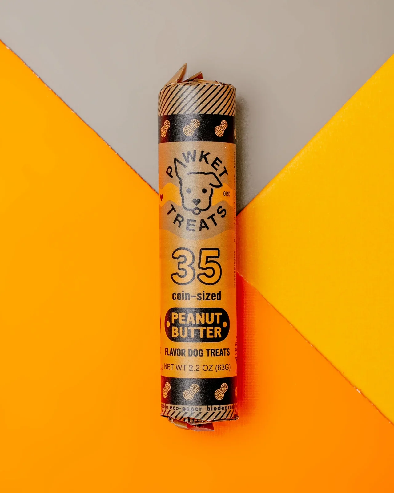 Roll of Peanut Butter Pawket Dog Treats <>