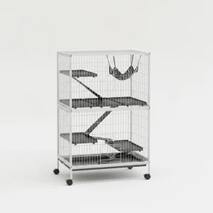 Rolling Small Animal Cage With Hammock