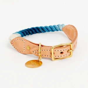Rope Collar in Indigo Ombre (Made in the USA)(FINAL SALE)