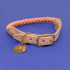 Rope Collar in Peach