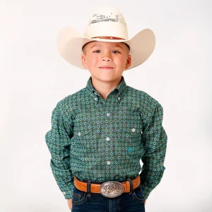 ROPER Boys' Amarillo Meadows Shirt