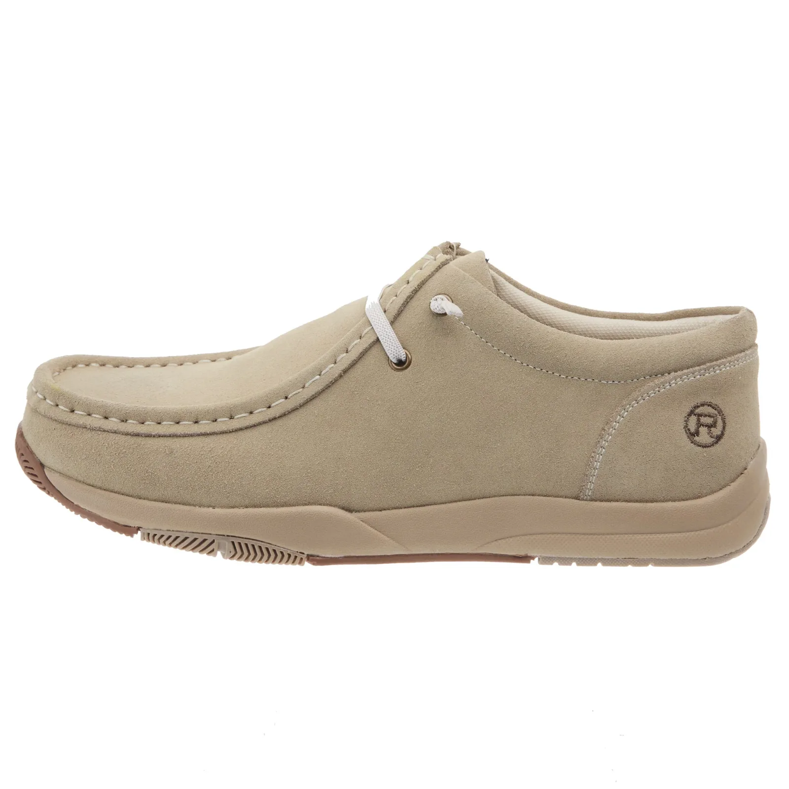 Roper Footwear Mens Clearcut Low Tan Suede Upper Casual Shoe - Image 2