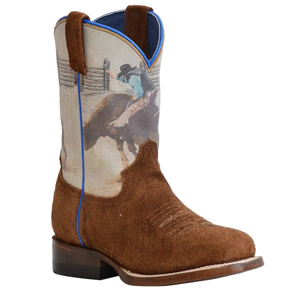Roper Footwear Youth 8 Seconds Square Toe Boot