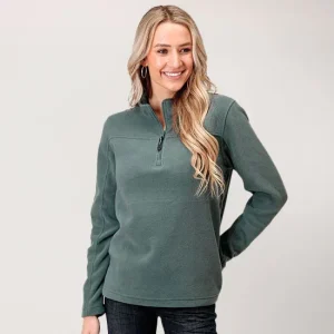 ROPER Green Fleece Pullover