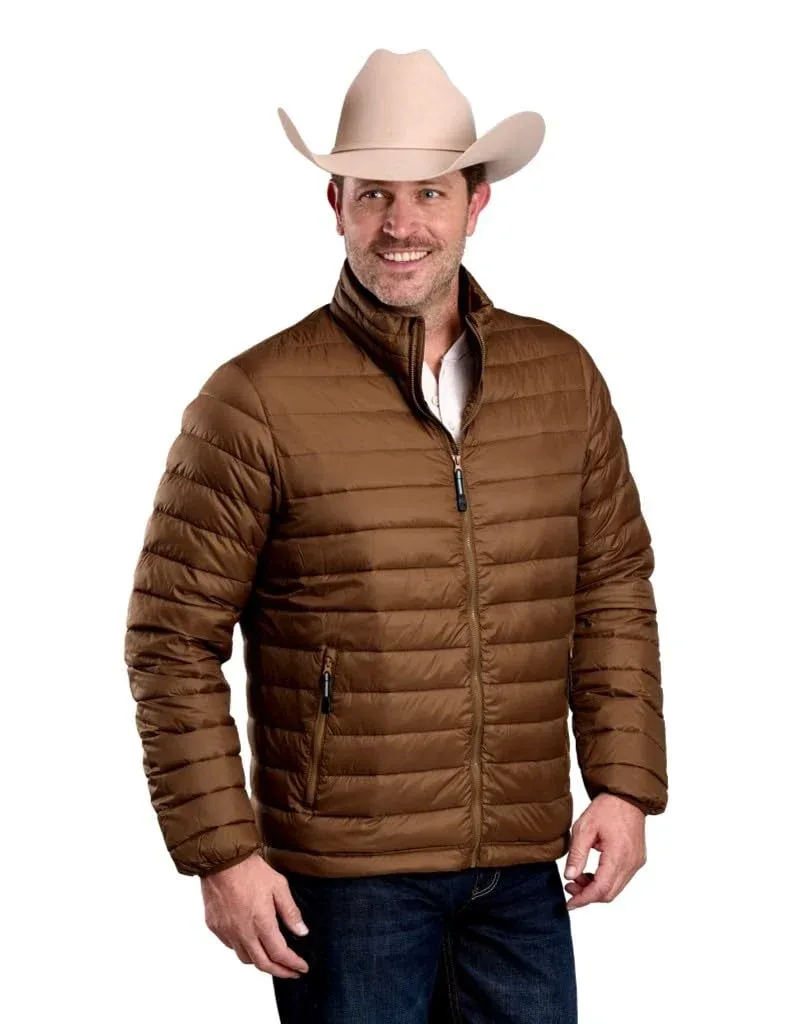 ROPER Mens Camel Crushable Jacket