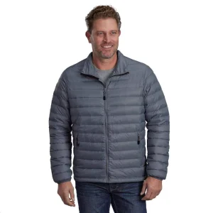 ROPER Mens Grey/Blue Lightweight Crushable Jacket