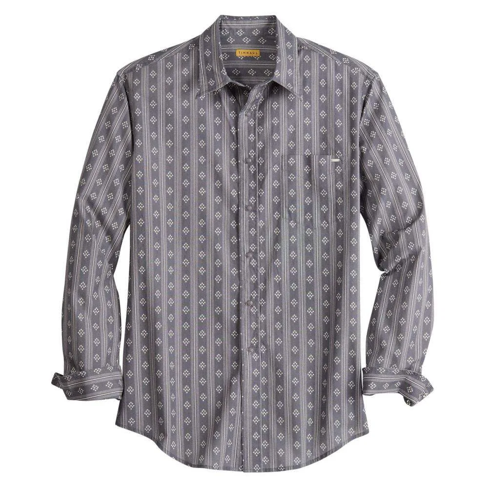 ROPER Tin Haul Mens Long Sleeve Print Aztec