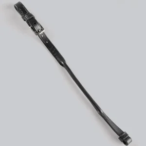 Round Lip Strap Black