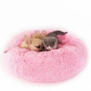 Round Long Hairy Autumn And Winter Nest Pad Cat Mattress