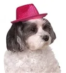 Rubies Pink Sequin Fedora M-L