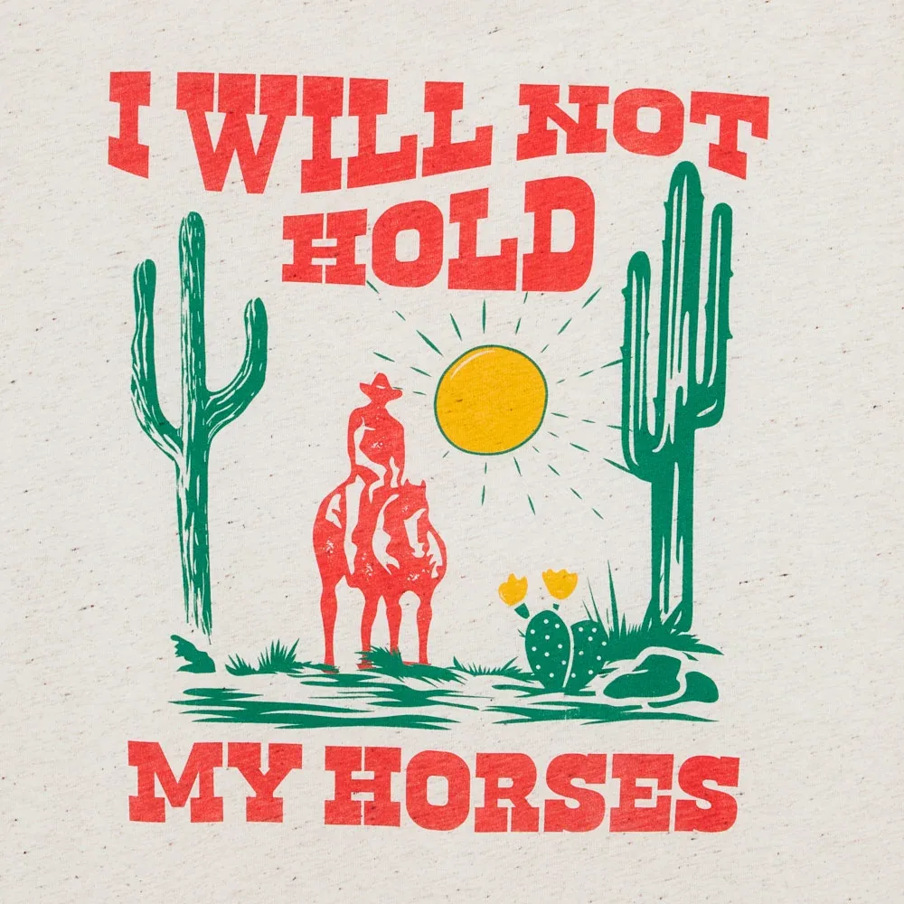 Ruby's Rubbish I Will Not Hold My Horses Tee Shirt - Image 2