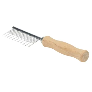 Safari Wood Shedding Comb, Long Hair