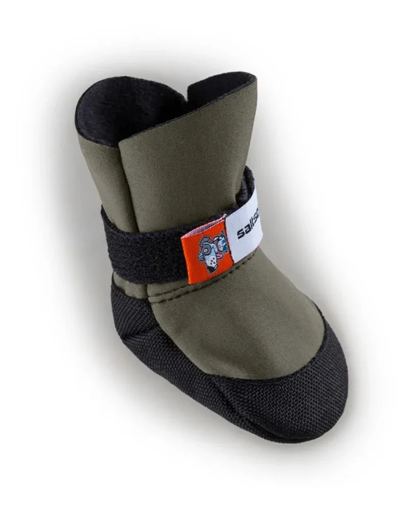 SaltSox Fleece-Lined Dog Booties in Icebreaker Grey - Image 2