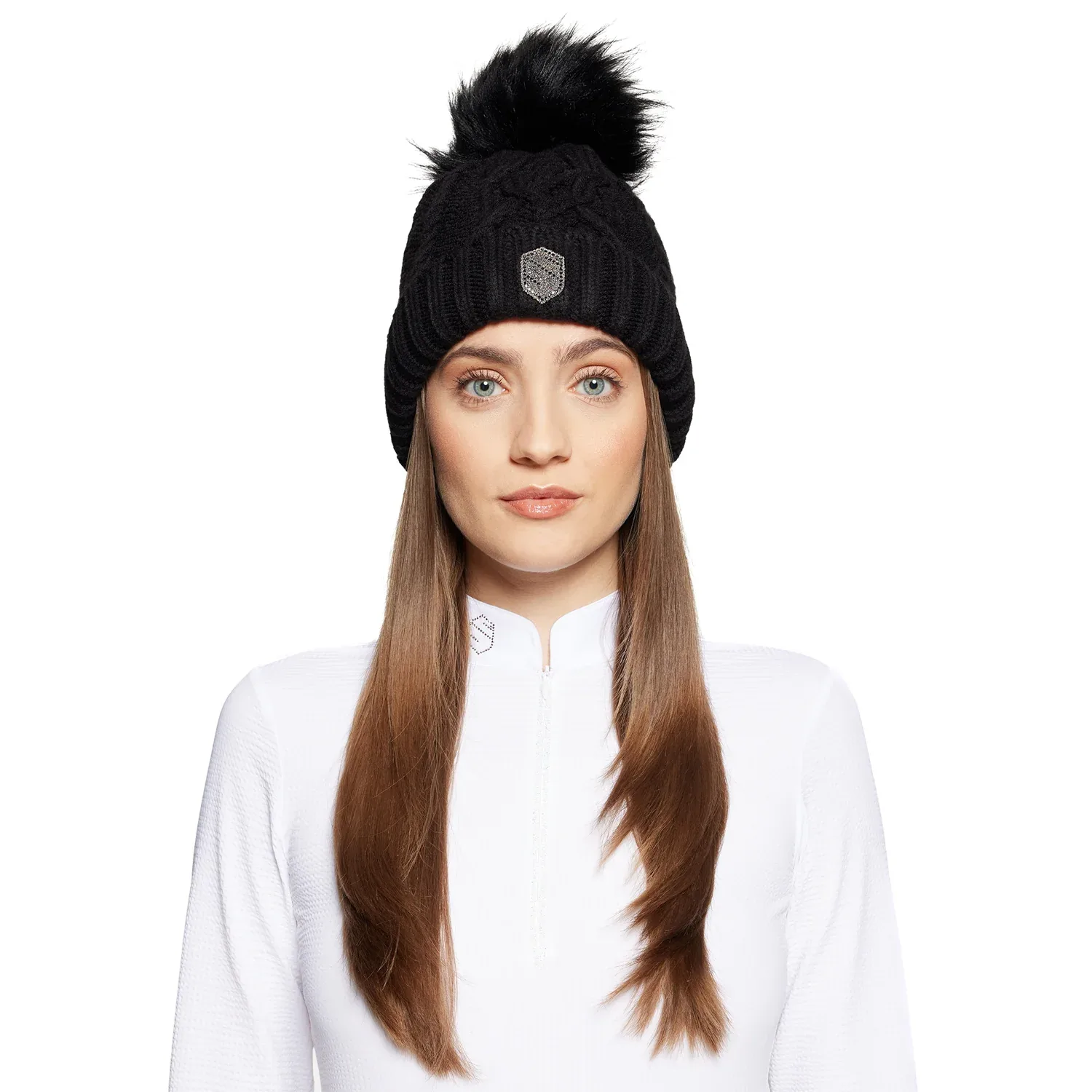 Samshield® Nora Crystal Intarsia Beanie - Image 2