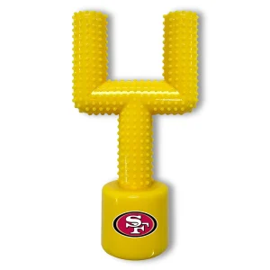 San Francisco 49ers Hard Nylon Football Goal Post Dog Chew Toy