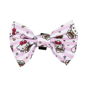 Sassy Meow® Burger Bowtie for Cat # Velcro Straps, Durable, Comfortable Pet Accessory