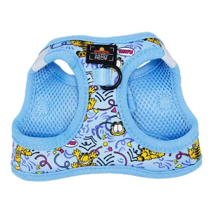 Sassy Meow Garfield Blue Neoprene Step-In Cat Harness