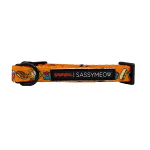 Sassy Meow Garfield Orange Neoprene Cat Collar