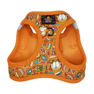 Sassy Meow Garfield Orange Neoprene Step-In Cat Harness