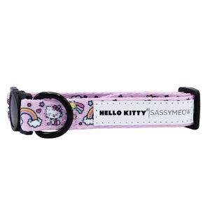Sassy Meow Hello Kitty® Purple Neoprene Cat Collar