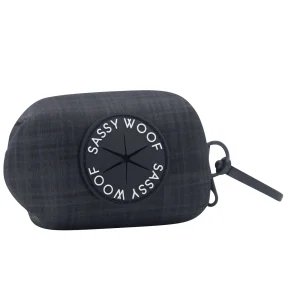 Sassy Woof Dog Waste Bag Holder, Baby Got Black Bag Holder W/ Carabiner Clip For Convenient Access