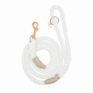 Sassy Woof Dove Dog Rope Leash: 5-ft long