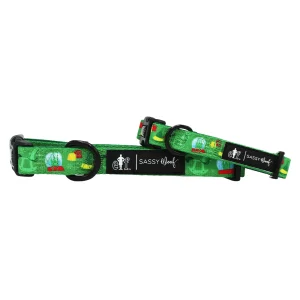 Sassy Woof Elf™ Holiday Adjustable Dog Collar