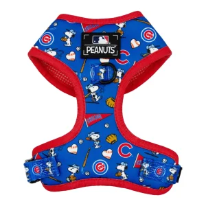 Sassy Woof MLB™ x Peanuts™ Chicago Cubs Adjustable Dog Harness