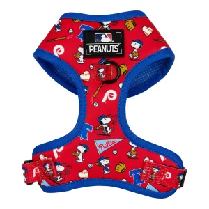 Sassy Woof MLB™ x Peanuts™ Philadelphia Phillies Adjustable Dog Harness