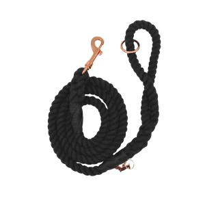 Sassy Woof Noir Rope Dog Leash: 5-ft long