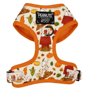 Sassy Woof Peanuts™ Harvest Fall Adjustable Dog Harness