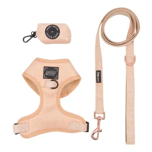 Sassy Woof Pinot Dog Harness, Leash and Waste Bag Holder Bundle