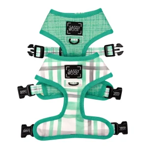 Sassy Woof Wag Your Teal Dog Harness