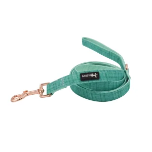 Sassy Woof Wag Your Teal Dog Leash: 5-ft long