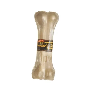 Savory Prime Pressed Rawhide Bones Bulk Natural, 4.5 in