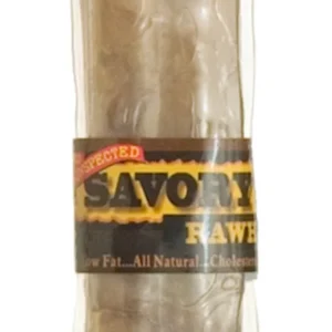 Savory Prime Pressed Rawhide Bones Bulk Natural, 6.5 in