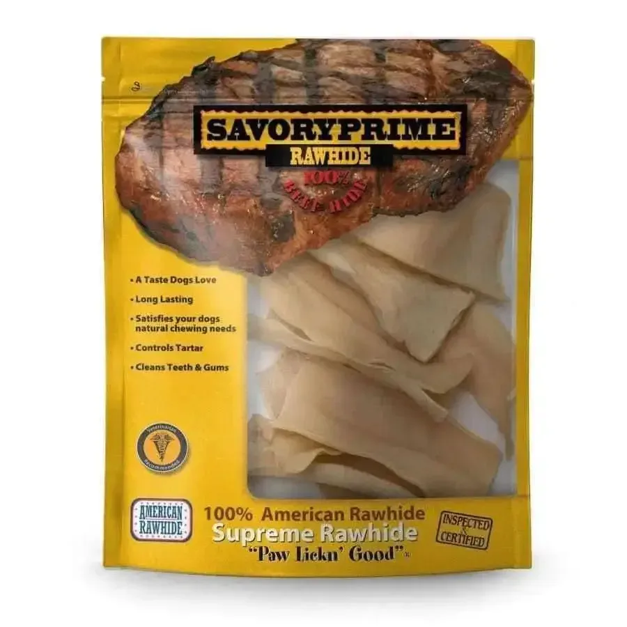 Savory Prime Rawhide Chips Natural