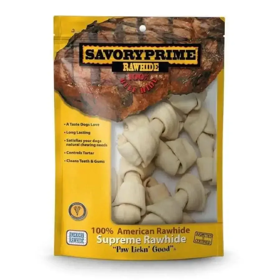 Savory Prime Small Bone Value Pack White 4-5 in, 10 ct