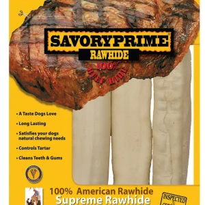 Savory Prime Supreme Rawhide Retriever Roll Natural 1ea/6-7 in, 3 pk